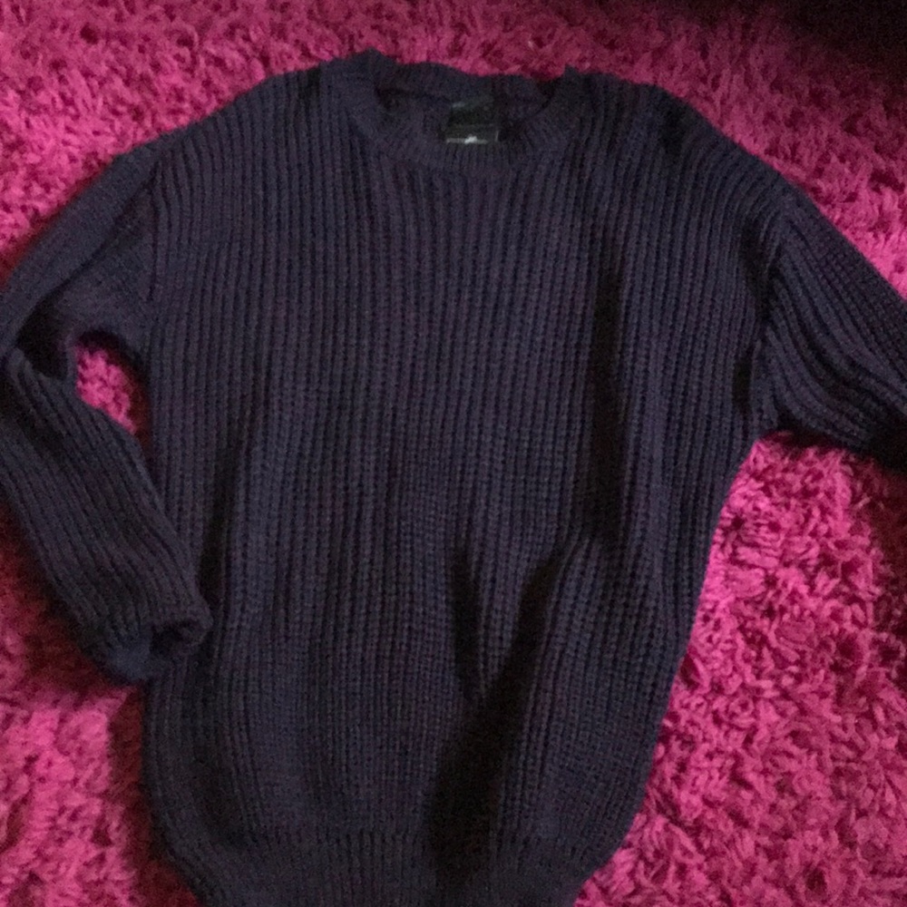 Long comfy purple sweater!